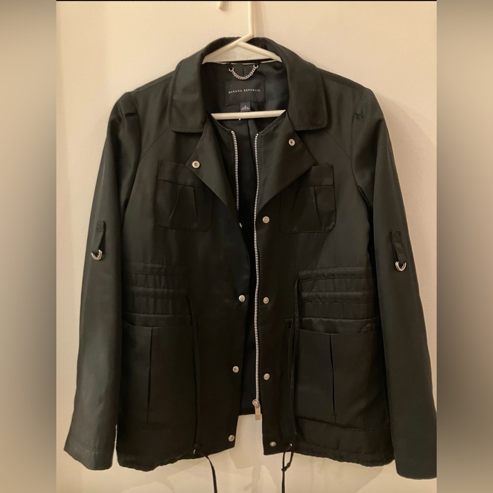 Banana Republic Women’s Black Military Jacket Size M
